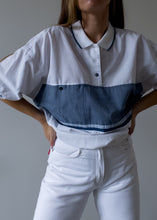 Load image into Gallery viewer, PIERRE CARDIN Vintage White Oversized Blouse
