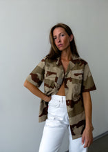 Load image into Gallery viewer, Vintage Brown Camouflage Oversized Shirt
