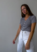 Load image into Gallery viewer, Vintage Grey Knitted Blouse
