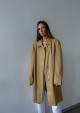 Load image into Gallery viewer, Vintage Beige Oversized Rain Coat
