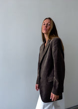 Load image into Gallery viewer, Vintage Brown Oversized Corduroy Blazer
