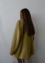 Load image into Gallery viewer, Vintage Yellow Oversized Blazer
