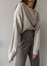 Load image into Gallery viewer, Vintage Beige Oversized Sweater
