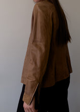 Load image into Gallery viewer, Vintage Brown Leather Jacket
