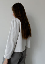 Load image into Gallery viewer, Vintage White Crop Jacket
