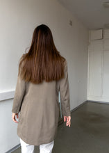 Load image into Gallery viewer, Vintage Grey Long Elegant Jacket
