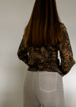 Load image into Gallery viewer, Vintage Leopard Print Blouse
