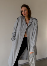 Load image into Gallery viewer, Vintage Grey Oversized Rain Coat
