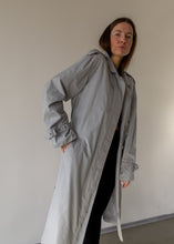 Load image into Gallery viewer, Vintage Grey Oversized Rain Coat
