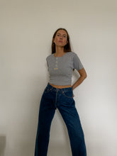 Load image into Gallery viewer, Vintage Blue Straight Jeans
