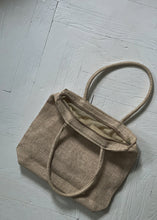 Load image into Gallery viewer, Vintage Beige Knitted Handbag
