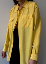 Load image into Gallery viewer, Vintage Yellow Oversized Shirt
