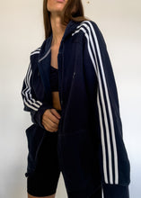 Load image into Gallery viewer, Vintage Blue Oversized Adidas Jacket
