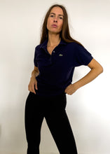 Load image into Gallery viewer, Vintage Navy Blue Lacoste Polo Shirt
