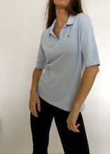 Load image into Gallery viewer, Vintage Blue Lacoste Polo Shirt
