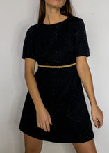 Load image into Gallery viewer, Vintage Black Midi Dress
