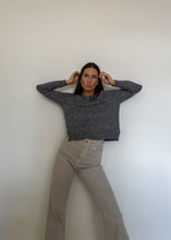 Load image into Gallery viewer, Vintage Grey Cosy Oversized Sweater
